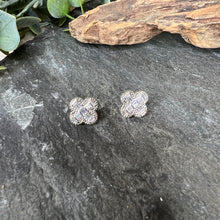 Load image into Gallery viewer, Diamanté Clover Studs